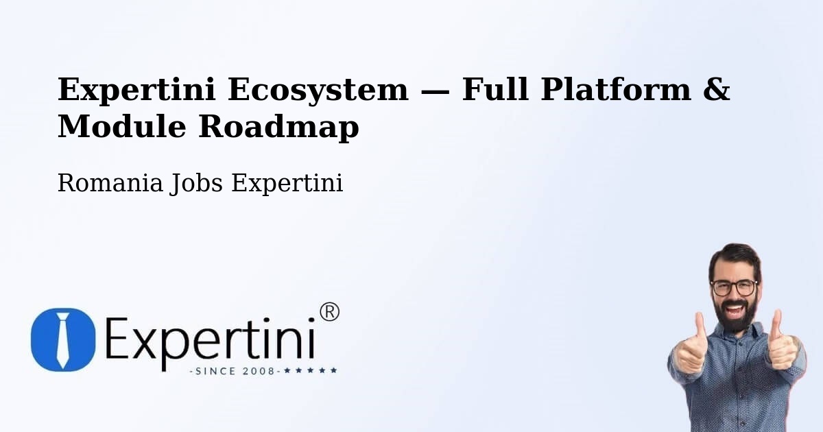 Expertini Ecosystem — Full Platform & Module Roadmap – Copăcel